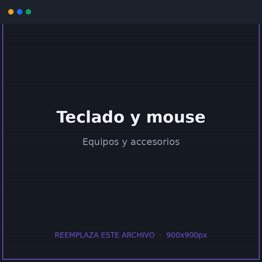 Teclado y mouse